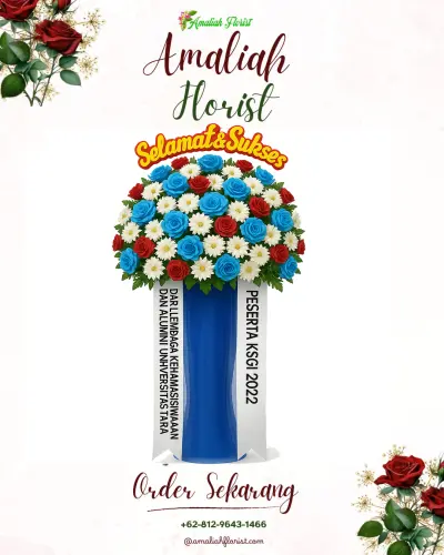 Standing Flower di Medan Satria